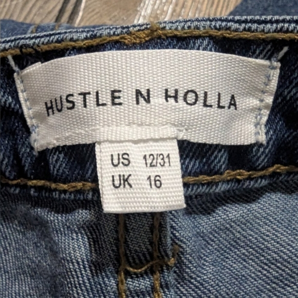 #1 Hustle N Holla Natalia Size 12 Low Rise Modern Flare Fit NWT - Picture 5 of 12